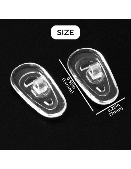 50 Almohadillas de Silicona para Nariz Gafas LINYUEARUI