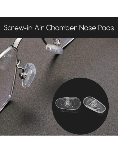 50 Almohadillas de Silicona para Nariz Gafas LINYUEARUI