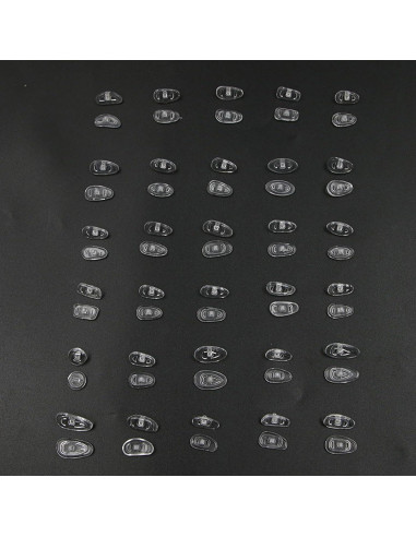 50 Almohadillas de Silicona para Nariz Gafas LINYUEARUI