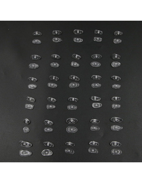 50 Almohadillas de Silicona para Nariz Gafas LINYUEARUI