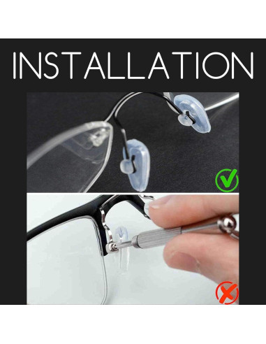 50 Almohadillas de Silicona para Nariz Gafas LINYUEARUI