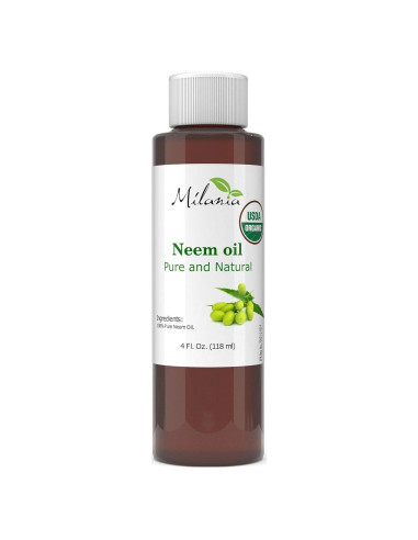 Aceite de Neem Virgen Orgánico Milania 118 ml Prensado en Frío