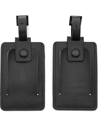 Etiqueta de Equipaje de Cuero Samsonite Negra - 2 Paquetes