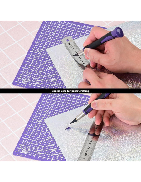 Juego de Cuchillos de Precisión EHDIS con Tapete y Regla