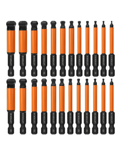 Juego de Puntas de Destornillador Hexagonal LATTOOK 24PCS