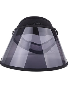 Visera de sol ajustable para mujeres con escudo facial UV 50+ 2