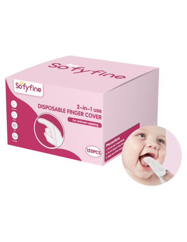 Limpiador de Lengua para Bebés SOFYFINE 60 Unidades Higiene Oral