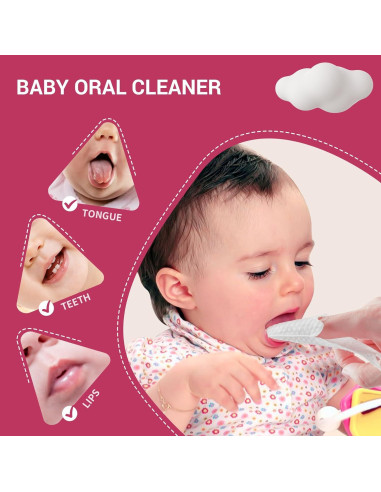 Limpiador de Lengua para Bebés SOFYFINE 60 Unidades Higiene Oral