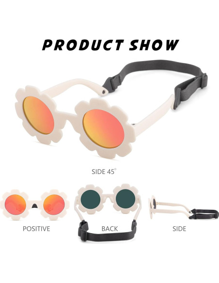 Gafas de sol polarizadas LIU-WEN para bebés 0-24 meses