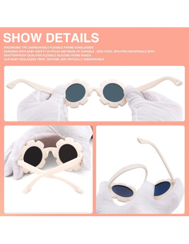 Gafas de sol polarizadas LIU-WEN para bebés 0-24 meses