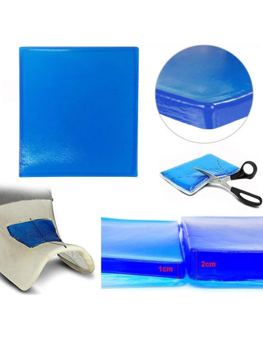 Almohadilla de Gel para Asiento de Motocicleta Lisyline 25x25cm