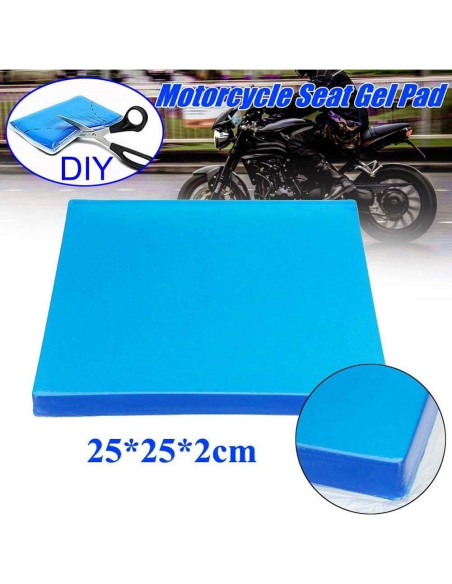 Almohadilla de Gel para Asiento de Motocicleta Lisyline 25x25cm