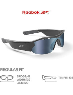 Gafas de sol inteligentes Reebok Octane con lentes polarizados 2