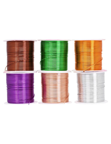 Alambre de Aluminio Anodizado Mandala Crafts 22 Gauge 450 FT