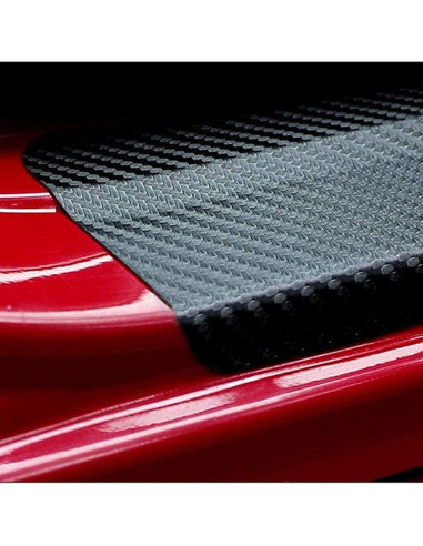 Protector de Umbral de Puerta de Coche LANZMYAN 4PCS Vinilo 3D