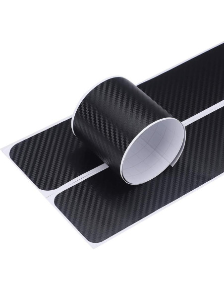 Protector de Umbral de Puerta de Coche LANZMYAN 4PCS Vinilo 3D