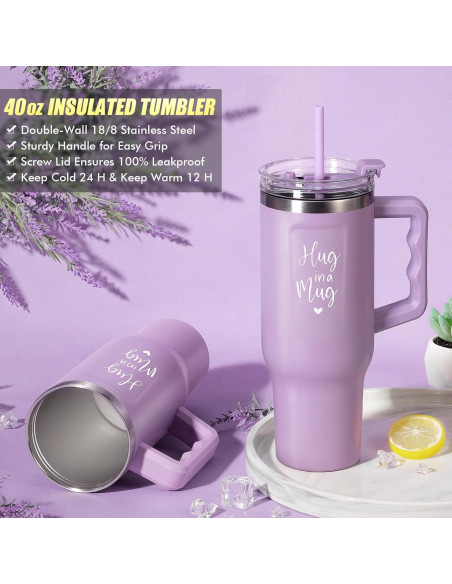 Canasta de Regalos de Spa Qinline para Mujeres - Lavanda