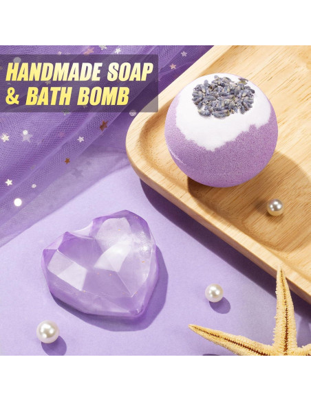 Canasta de Regalos de Spa Qinline para Mujeres - Lavanda