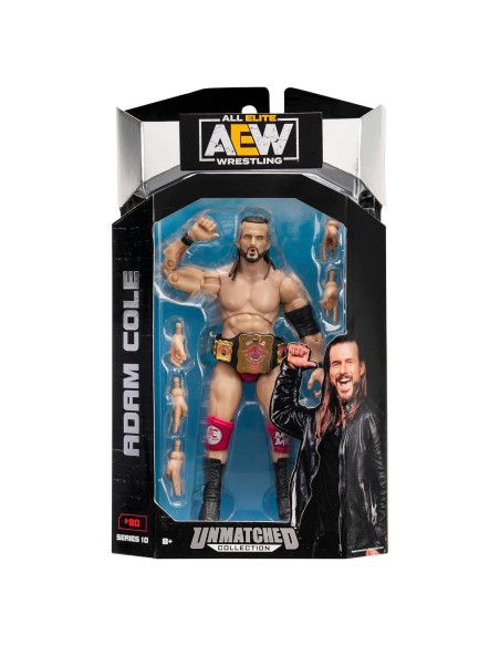 Figura de Acción AEW Adam Cole Equipo Rosa Jazwares 27.9 cm Figura de Acción AEW Adam Cole Equipo Rosa Jazwares 27.9 cm