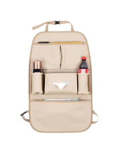 Organizador de Asiento Trasero Pefirst Beige 43x70cm Resistente