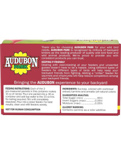 Alimento para Colibríes Audubon Park - Nécar Natural 6 oz 2