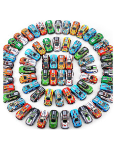 Coches de Retroceso DERTE - 28 Mini Vehículos de Metal