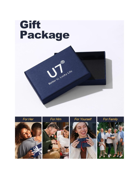 Tobillera Pulsera de Pie U7 Joyería Oro 18K Acero Inoxidable 20-25 cm