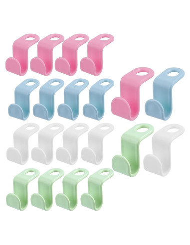 Ganchos de Conector para Perchas Daomong 20 Piezas Multiusos