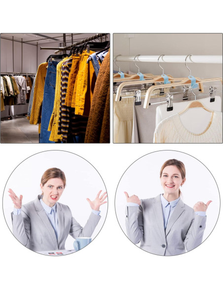 Ganchos de Conector para Perchas Daomong 20 Piezas Multiusos Ganchos de Conector para Perchas Daomong 20 Piezas Multiusos