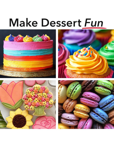 Colorante Alimentario en Gel Ann Clark 20 g - 6 Colores Vibrantes