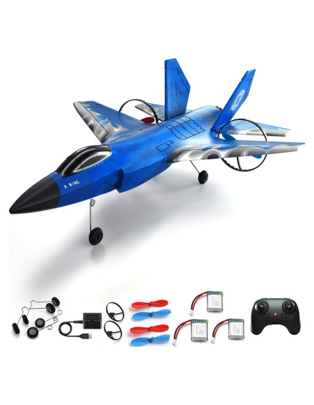Avión de Combate RC Crohorizon HW39 Azul 2 CH para Niños 14+ Avión de Combate RC Crohorizon HW39 Azul 2 CH para Niños 14+