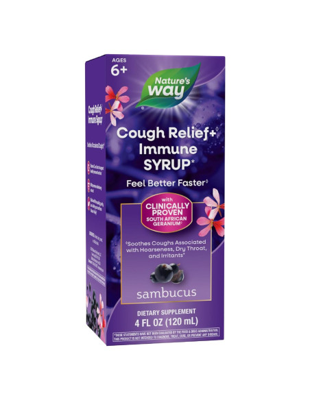Jarabe Sambucus para la Tos Nature's Way 118 ml Inmunológico Jarabe Sambucus para la Tos Nature's Way 118 ml Inmunológico