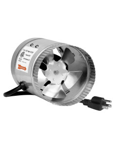 Ventilador de Conducto Inline iPower 4" 100 CFM Bajo Ruido