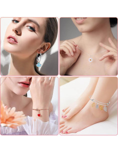 150 Encantos para Pulseras Mckanti - Esmalte y Metal para Joyería 2