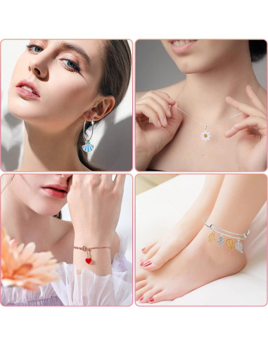 150 Encantos para Pulseras Mckanti - Esmalte y Metal para Joyería