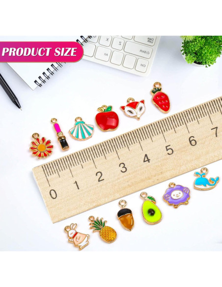 150 Encantos para Pulseras Mckanti - Esmalte y Metal para Joyería