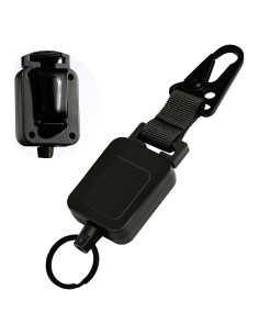 Porta Credenciales Retráctil HENYOUECS con Mosquetón - Paquete de 2