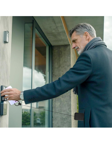 Porta Credenciales Retráctil HENYOUECS con Mosquetón - Paquete de 2