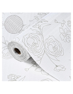 Forro de Cajón Antideslizante Insigoo Floral 30cm x 300cm