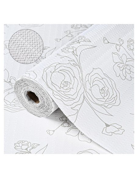 Forro de Cajón Antideslizante Insigoo Floral 30cm x 300cm