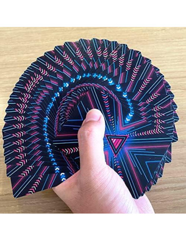 Baraja de Cartas Black Knight - Póker Ciberpunk 56 Piezas