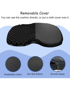 Cojín Antideslizante de Gel NEW-Vi para Kayak y Sillas 2