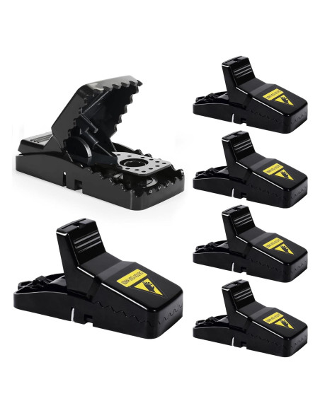 Trampas para Ratones Reutilizables USKICH - 6 Unidades Efectivas