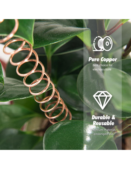 Alambre de Cobre Puro 16 AWG 18.29 m Art3d para Jardinería