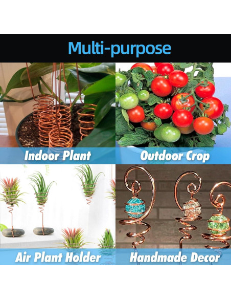 Alambre de Cobre Puro 16 AWG 18.29 m Art3d para Jardinería