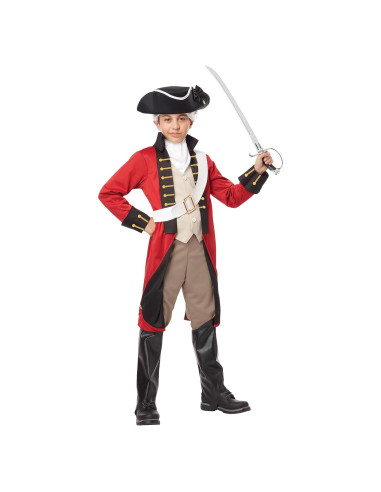 Disfraz Redcoat Británico para Niños California Costumes M 8-10