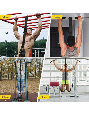 Bandas de Asistencia para Dominadas Ayombo Ajustables 4 Niveles