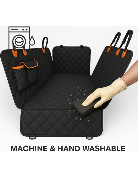 Funda de Asiento para Perros Fidozen SC3V1 Impermeable Naranja Funda de Asiento para Perros Fidozen SC3V1 Impermeable Naranja