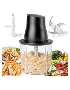 Desgarrador de Pollo Eléctrico Furnovo 250W 2L Acero Inoxidable