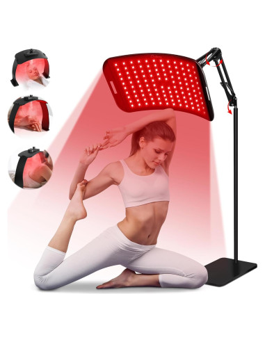 Lámpara de Terapia de Luz Roja LuxReyan 660nm 850nm con Soporte